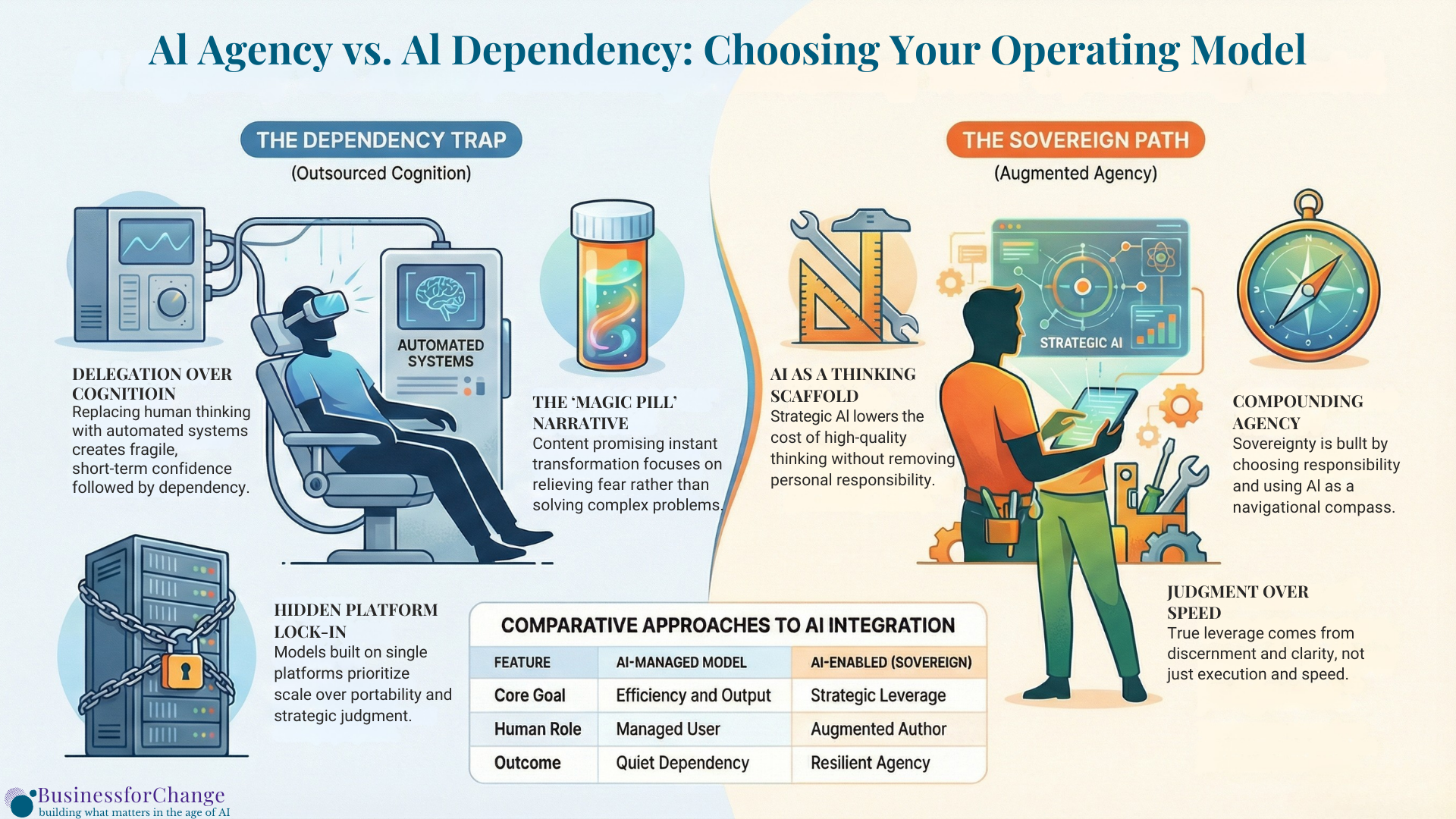 The BfC Operating Model Diagnostic: Strategic AI Sovereignty framework for the Post-Permission Economy